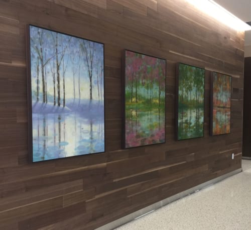Seasons | Paintings by April Willy Fine Art & Illustration | Community Cancer Center North in Indianapolis