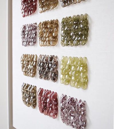 Colours of Seaweed No. 2 (linen) | Wall Sculpture in Wall Hangings by Jasmine Linington