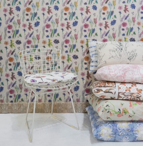Bertoia Kids Chairs in Flower Homicide fabric | Chairs by Stevie Howell | New York in New York