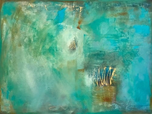 Somewhere Beyond Here | Oil And Acrylic Painting in Paintings by Tara Catalano Studios