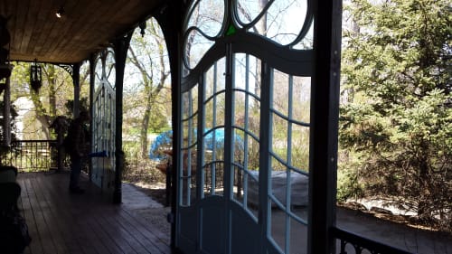 Exterior French Doors in western Wisconsin. | Architecture by Wallenfang Custom Woodwork