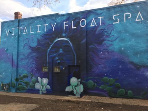 Cosmic Moxie | Murals by Nico Cathcart | Vitality Float Spa in Richmond