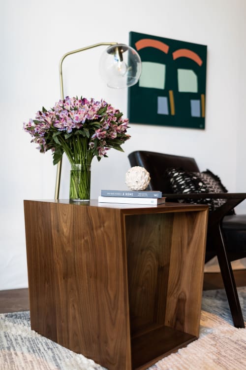 Winston End Table (in Black Walnut) | Tables by Timber & Tulip | Anahata Collaborative LLC in Minneapolis