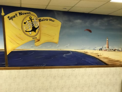 Portugese club of Newark NJ | Murals by KEN’S KUSTOMS | Sport Club Portuguese Inc in Newark
