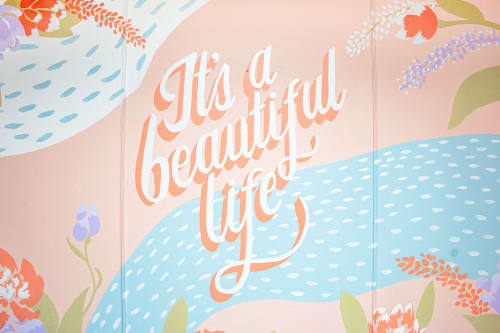 It's a Beautiful Life Interior Mural | Murals by Kelci Buss Design