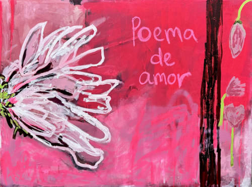 “Love Poem” Original Painting | Paintings by Andrea Mondragòn