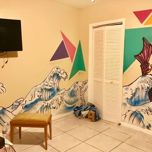 Bedroom mural | Murals by Rudy Mage