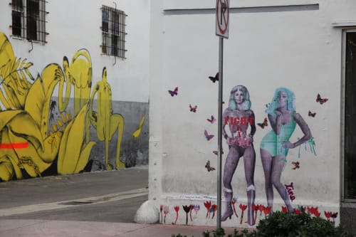Girl Power 1 | Street Murals by Tina Psoinos art + photography