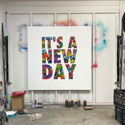 “It’s A New Day!” | Oil And Acrylic Painting in Paintings by Ruben Rojas