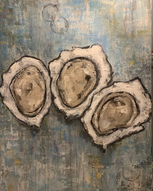 Oysters commission | Paintings by Holly Blanton Fine Art | Holly Blanton Art in Atlantic Beach
