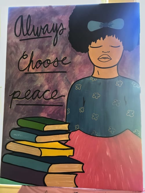 The Peace of a Student | Paintings by Peace Peep Designs | Ewa Plains Enrichment Program in Ewa Beach