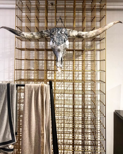 Longhorn - Quartz and Crystal | Decorative Objects by Gypsy Mountain Skulls | Root'd in Park City