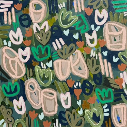 Group Chat | Paintings by Vicky Reddish