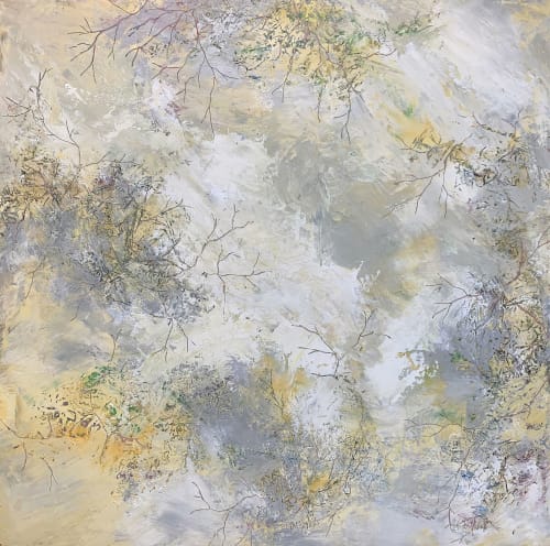 "Daybreak" painting | Oil And Acrylic Painting in Paintings by Stephanie Thwaites