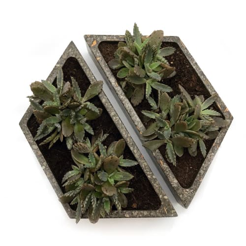Trapezoid pot | Plants & Flowers by BLUST design