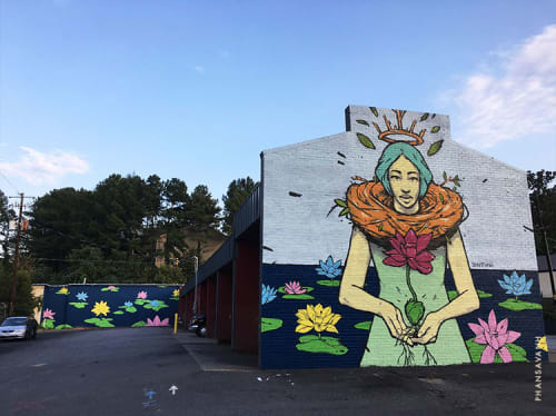 Our Lady of Buford Highway | Street Murals by Sanithna Phansavanh