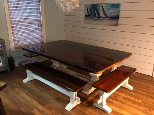 Heart Pine Dining Room Table | Tables by Peach State Sawyer Services