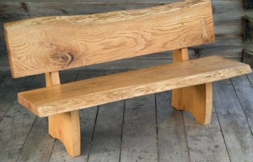 Slab Bench | Benches & Ottomans by Peach State Sawyer Services