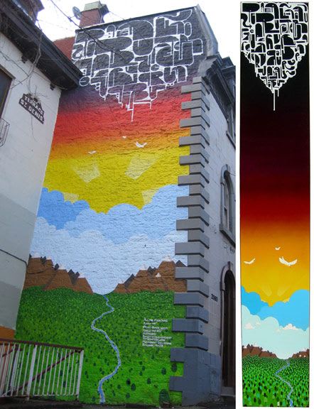 All the Mountains Know Me, 2009 | Street Murals by PERU143