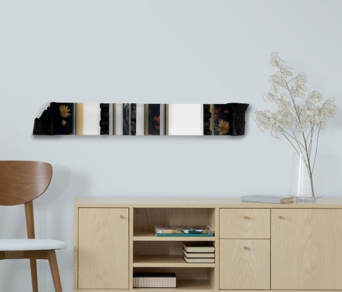 Carbon Footprint #1 Barcode | Wall Sculpture in Wall Hangings by Marcia Stuermer