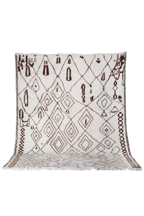 Contemporary Beni Ourain Moroccan Rug | Area Rug in Rugs by Kechmara Designs