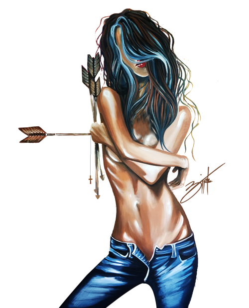 STICKS AND STONES | Oil And Acrylic Painting in Paintings by The Art of Danielle Zirk LLC