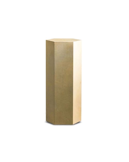 Goatskin Modern Side Table by Costantini, Pergamino | Tables by Costantini Design