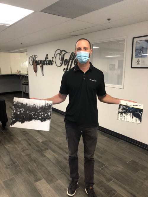 Don’t Let the Dark Drag You Down | Paintings by Reade C Gloeckner Fine Art | Brandini Toffee Factory Store Rancho Mirage in Rancho Mirage