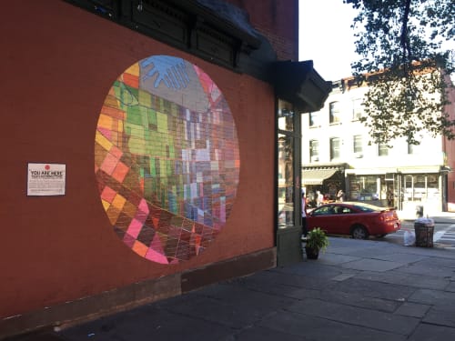 You Are Here | Murals by Ellie Balk | The Great Georgiana in Brooklyn