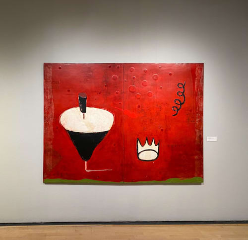 3 Things Delicately Interconnected, 72" x 96", 2020 | Mixed Media by John Randall Nelson | Scottsdale Center For The Performing Arts in Scottsdale