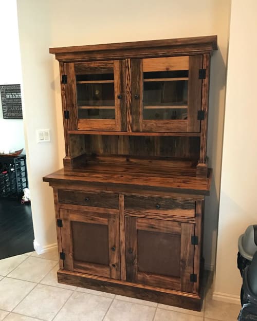 Custom Barnwood Cabinet | Furniture by Build Like A Chick