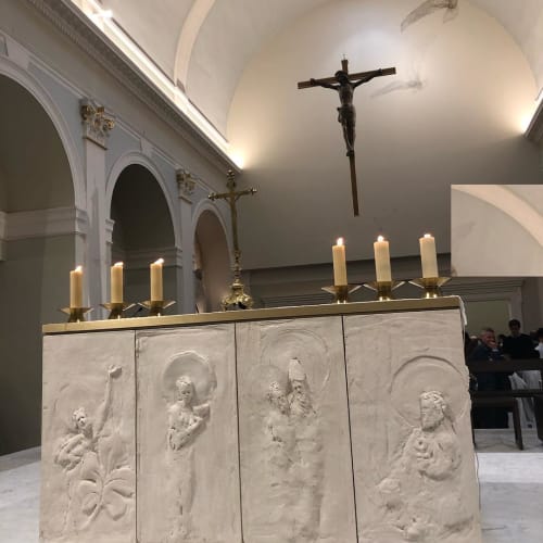 Concrete Art Sculpture | Sculptures by Pauline Ohrel Sculptor | Eglise Notre Dame de l'Assomption in Paris