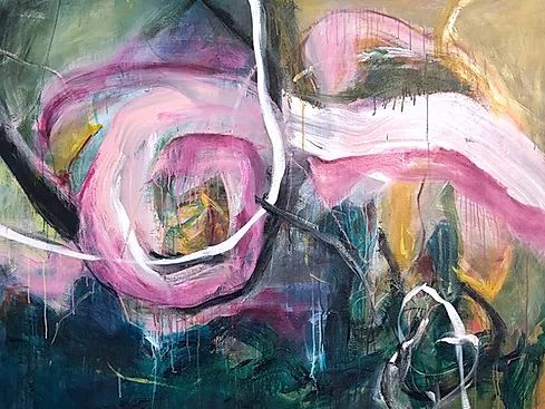 Crush VII 2019 | Oil And Acrylic Painting in Paintings by Elisa Gomez Art