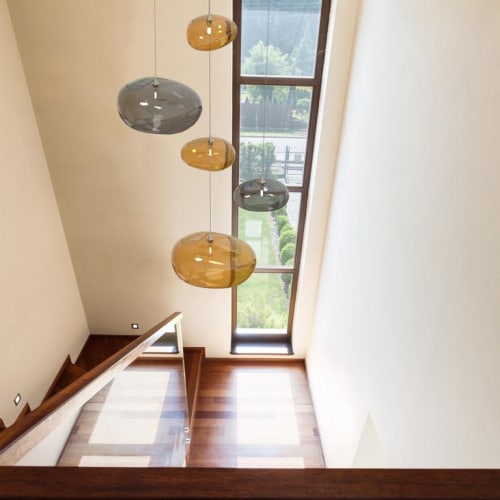 CLOUD Large Hand-Blown Glass Pendants Chandelier | Pendants by Galilee Lighting