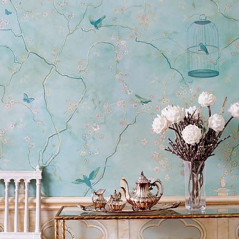 Chinoiserie Dining Room | Murals by Nicolette Atelier