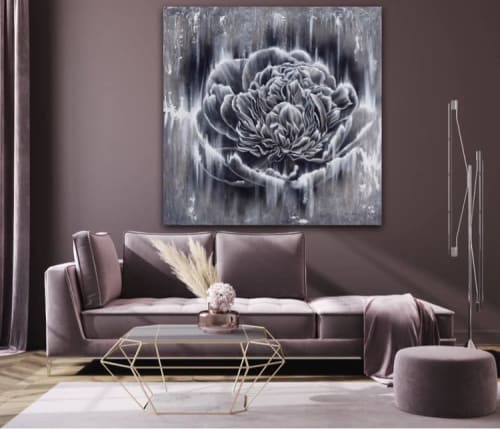 Graceful Grays - Original Painting by Angela Bawden | Paintings by Angela Bawden Fine Art