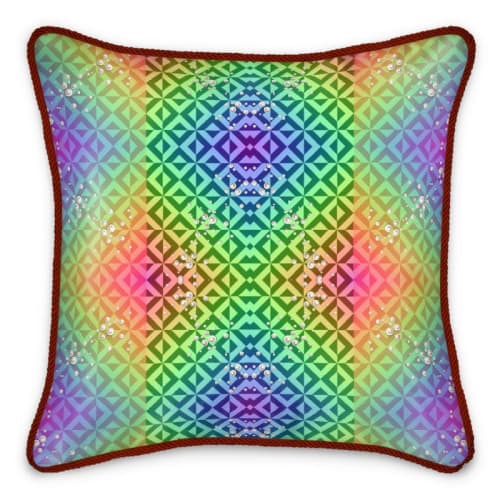 Vortex Pearls | Pillow in Pillows by Heirloom Wild by Candace Marquette