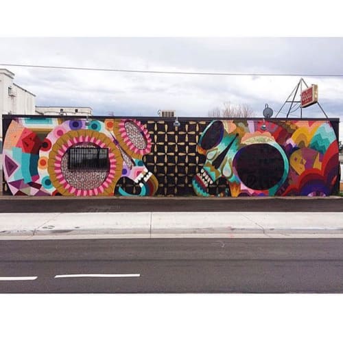 Mural | Street Murals by Jaime Molina | Rebel Restaurant in Denver