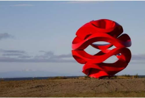 Wind Waves | Public Sculptures by Yvonne Domenge | Vancouver International Sculpture Biennale in Vancouver