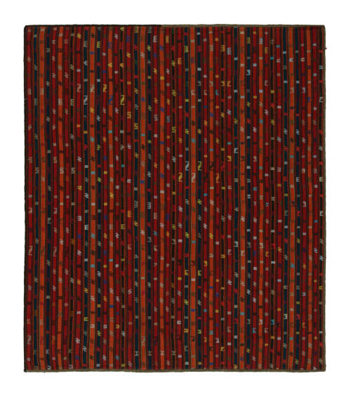 Vintage Afghan Tribal Kilim Rug, with Geometric Stripes | Rugs by Rug and Kilim