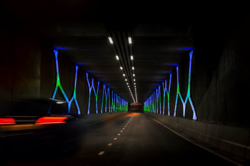 Dolmen Light Tunnel | Lighting by Titia Ex