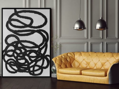The Squiggle No. 2 | Paintings by Nicolette Atelier