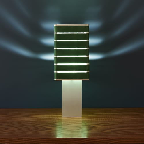 Exigen by Mnima. Table Light Sculpted from Solid Aluminum. | Lamps by mnima