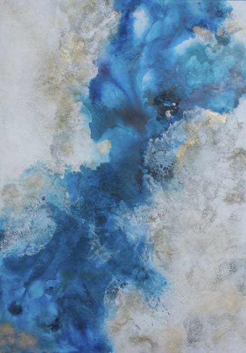 SeaFoam 2 | Oil And Acrylic Painting in Paintings by Sheryl Daane Chesnut