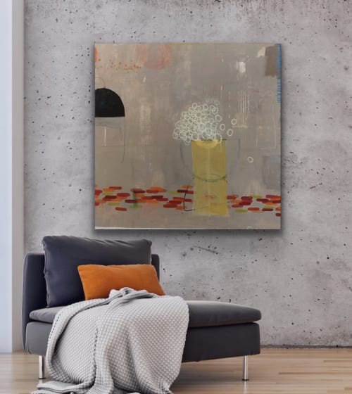 Gracious / Acrylic on Canvas / 60"x60"x2.5" | Paintings by Sidnea D'Amico