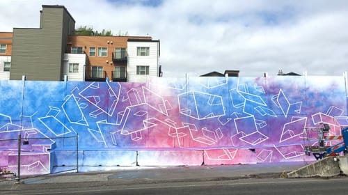 Acid Clouds | Murals by Damien Gilley Studio | Seattle in Seattle