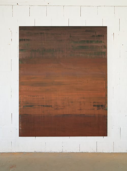 Volcanic Monochrome Number 2 | Oil And Acrylic Painting in Paintings by Simon Findlay