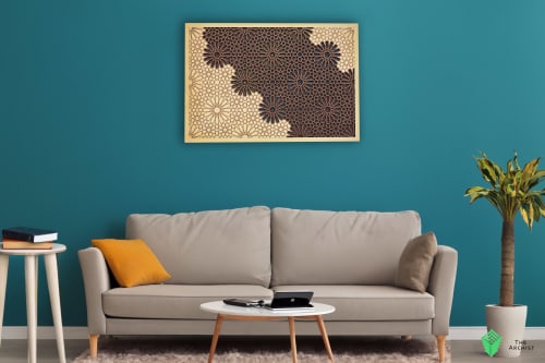 Geometric Pattern from The Alhambra, Granada Spain | Wall Sculpture in Wall Hangings by Mohamad Aaqib
