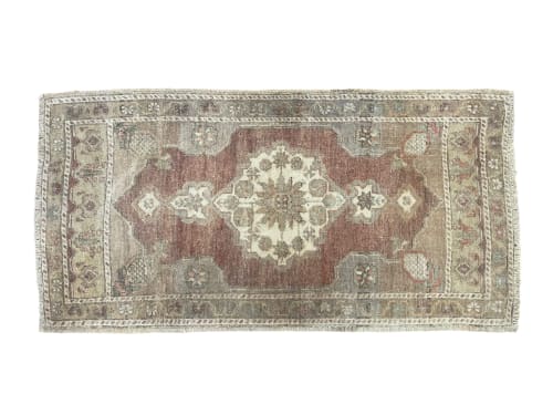 Turkish Rug Doormat | 1.11 x 3.9