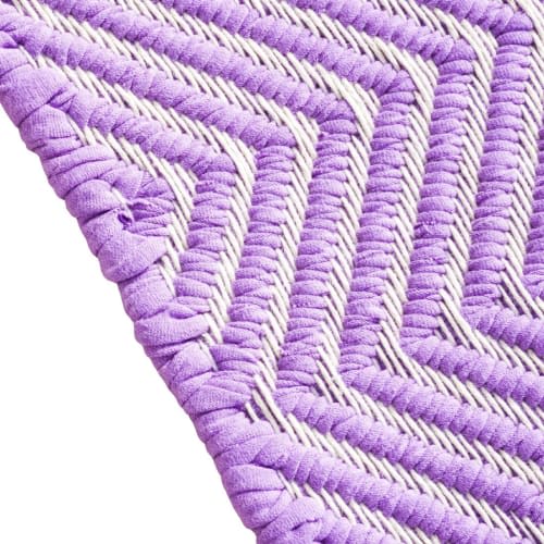Purple Berry Hand Woven Rug | Area Rug in Rugs by Weaver